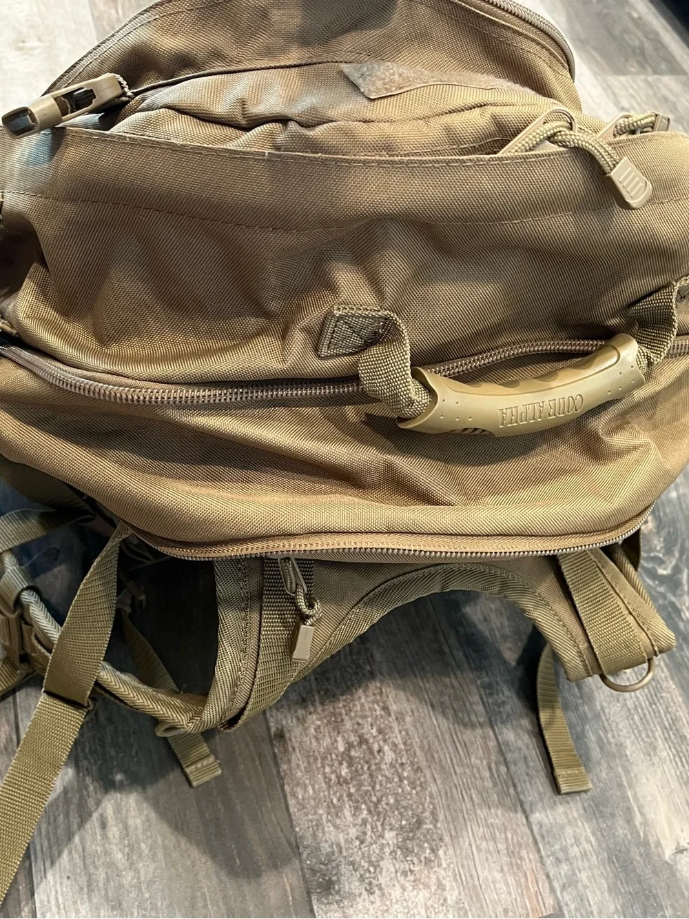 Code Alpha 3 day large tactical backpack desert tan